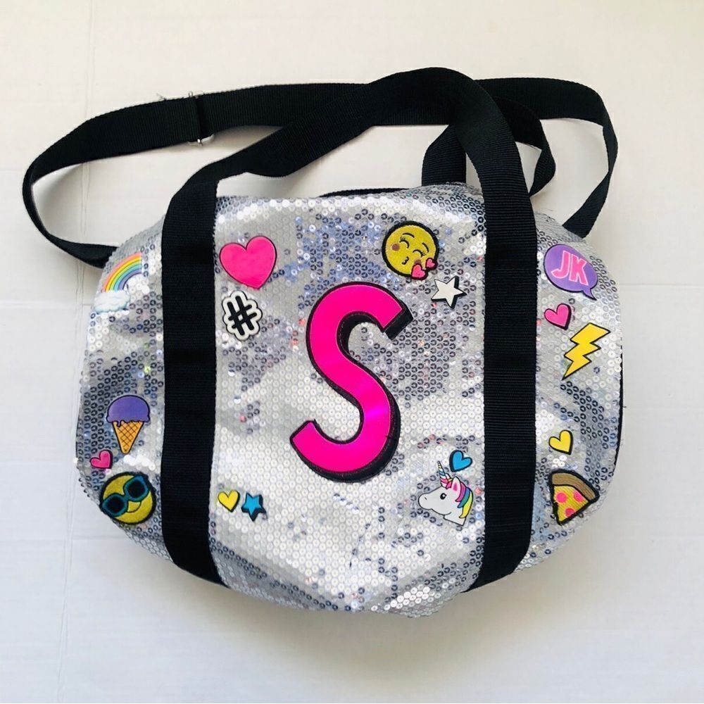 Justice S sequin duffle bag IN excellent condition